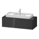 Duravit Meuble sous-lavabo White Tulip 130x55 cm, B, gris, avec éclairage-1