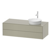 Duravit Meuble sous lavabo White Tulip 130x55 cm, B H, P m, avec éclairage-1