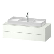 Duravit Meuble sous lavabo White Tulip 130x55 cm, B m, w m, k Ein/o Éclairage