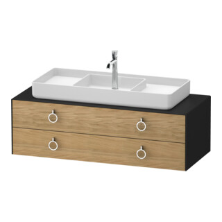 Duravit Meuble sous lavabo White Tulip 130x55 cm, B mi, E Nat gra m, k Ein/o Be