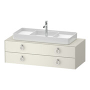 Duravit Meuble sous lavabo White Tulip 130x55 cm, B mi, No w m, k Ein/m Be