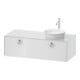 Duravit Meuble sous lavabo White Tulip 130x55 cm, B R, blanc, avec éclairage intégré-1