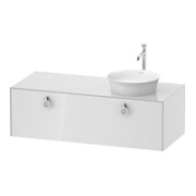 Duravit Meuble sous lavabo White Tulip 130x55 cm, B R, blanc, avec éclairage intégré