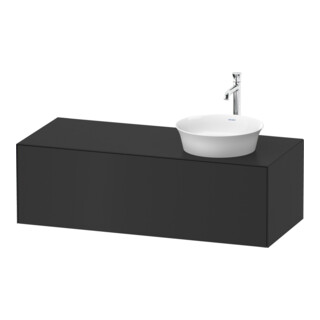 Duravit Meuble sous-lavabo White Tulip 130x55 cm, B R, gris mat, avec éclairage intégré