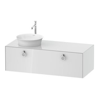 Duravit Meuble sous lavabo White Tulip 130x55 cm, BL, blanc, avec éclairage