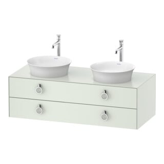 Duravit Meuble sous lavabo White Tulip 130x55 cm, blanc, avec éclairage intégré