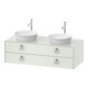 Duravit Meuble sous lavabo White Tulip 130x55 cm, blanc, avec éclairage intégré-1