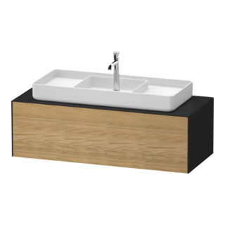 Duravit Meuble sous lavabo White Tulip 130x55 cm, blanc, avec éclairage LED intégré