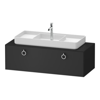 Duravit Meuble sous-lavabo White Tulip 130x55 cm, blanc, éclairage intégré