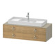 Duravit Meuble sous-lavabo White Tulip 130x55 cm, blanc mat, avec tiroir-1