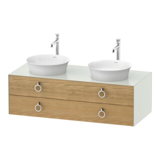 Duravit Meuble sous-lavabo White Tulip 130x55 cm, E Nat avec éclairage intégré