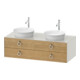 Duravit Meuble sous-lavabo White Tulip 130x55 cm, E Nat no w m, k Ein/m Be-1