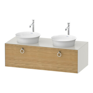 Duravit Meuble sous lavabo White Tulip 130x55 cm, E Nat no w m, k Ein/m Be