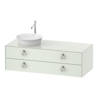 Duravit Meuble sous lavabo White Tulip 130x55 cm, gauche, avec éclairage intégré