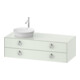 Duravit Meuble sous lavabo White Tulip 130x55 cm, gauche, avec éclairage intégré-1