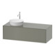 Duravit Meuble sous lavabo White Tulip 130x55 cm, gauche, st-g m, k Ein/m Be-1