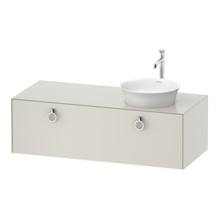 Duravit Meuble sous-lavabo White Tulip 130x55 cm, H I, sans miroir, montage mural