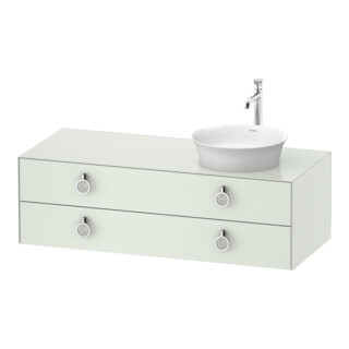 Duravit Meuble sous-lavabo White Tulip 130x55 cm, H L, blanc mat, avec éclairage intégré