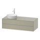 Duravit Meuble sous lavabo White Tulip 130x55 cm, L l, P m, k avec éclairage-1