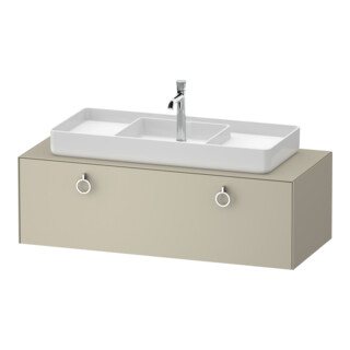 Duravit Meuble sous lavabo White Tulip 130x55 cm, L l, P p, avec éclairage