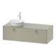Duravit Meuble sous-lavabo White Tulip 130x55 cm, L l, P p, avec éclairage intégré-1