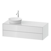Duravit Meuble sous-lavabo White Tulip 130x55 cm, L P, blanc, avec éclairage