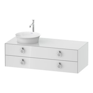 Duravit Meuble sous-lavabo White Tulip 130x55 cm, L P, blanc, avec éclairage intégré