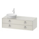 Duravit Meuble sous lavabo White Tulip 130x55 cm, L P, sans miroir, k Ein/m Be-1