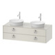 Duravit Meuble sous-lavabo White Tulip 130x55 cm, sans éclairage-1