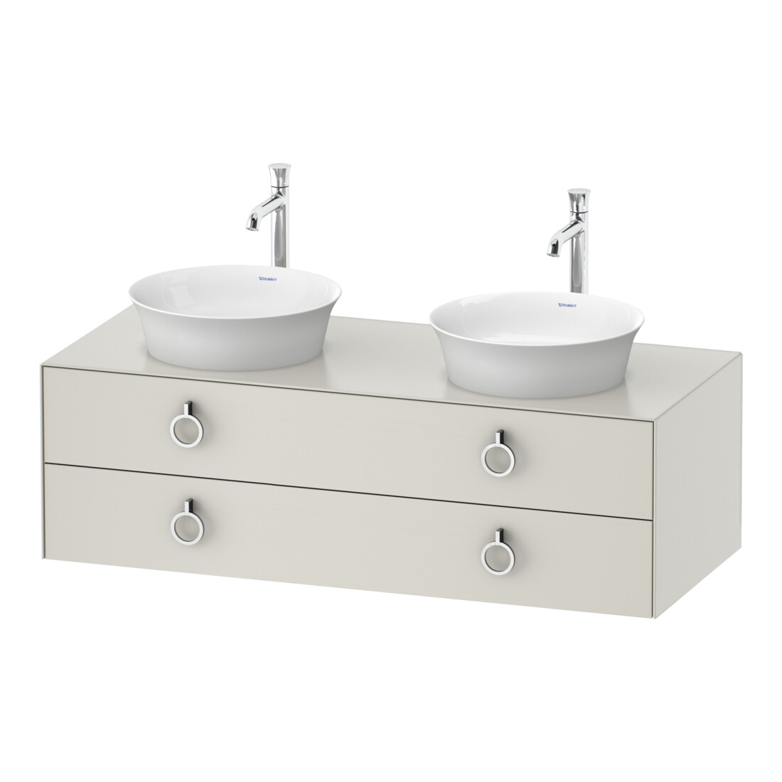 Duravit Meuble sous-lavabo White Tulip 130x55 cm, sans éclairage