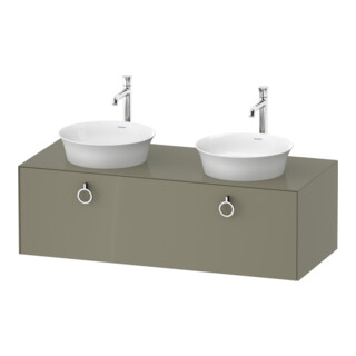 Duravit Meuble sous-lavabo White Tulip 130x55 cm, st-g g, k avec éclairage Ein/m