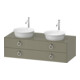 Duravit Meuble sous lavabo White Tulip 130x55 cm, st-g g, k avec éclairage intégré-1