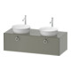 Duravit Meuble sous lavabo White Tulip 130x55 cm, st-g m, k avec éclairage intégré-1