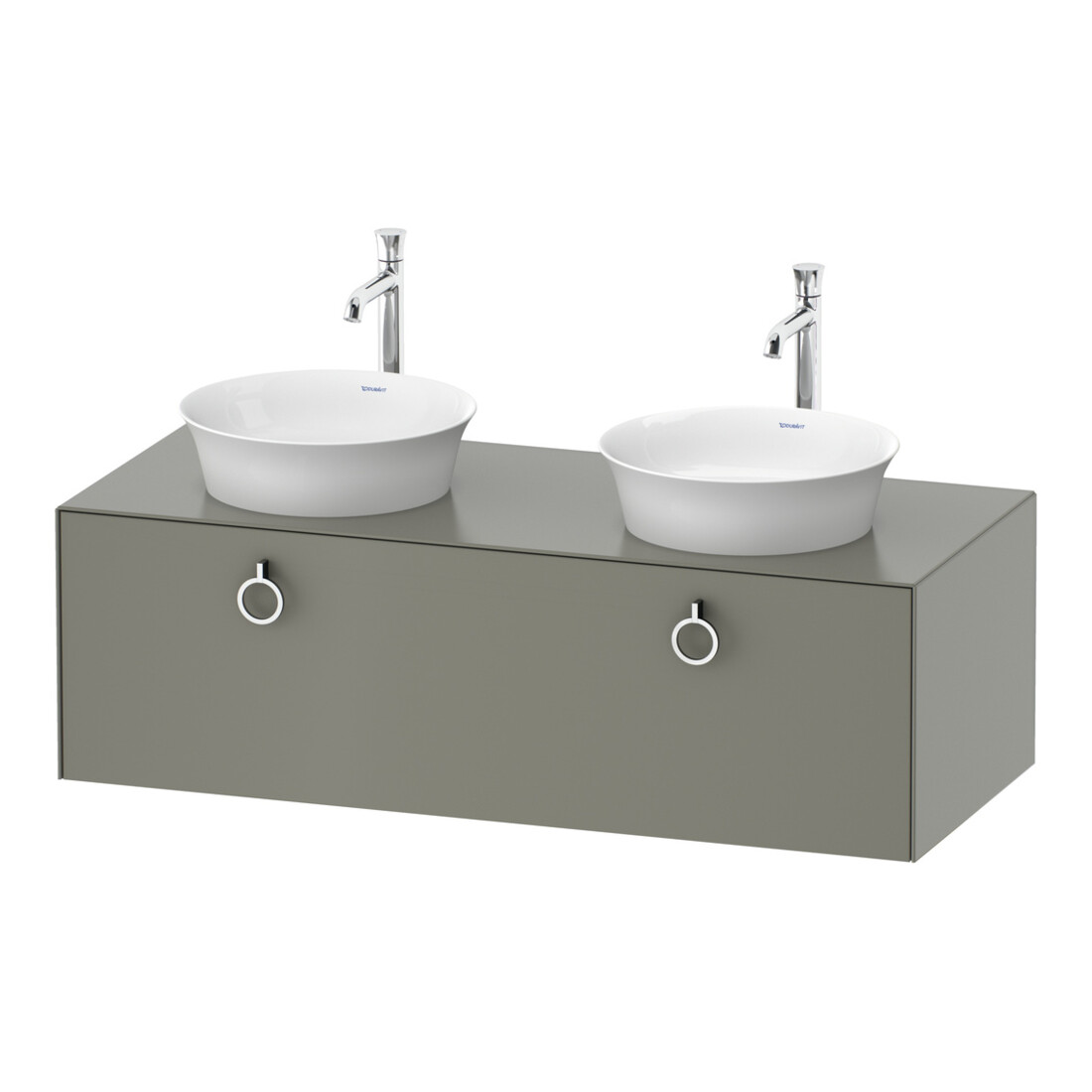 Duravit Meuble sous lavabo White Tulip 130x55 cm, st-g m, k avec éclairage intégré