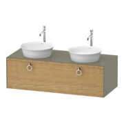 Duravit Meuble sous-lavabo White Tulip 130x55cm, 1 tiroir, blanc brillant-1