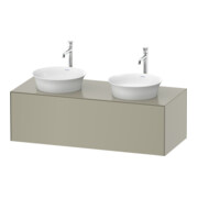 Duravit Meuble sous lavabo White Tulip 130x55cm, 1 tiroir, éclairage intégré