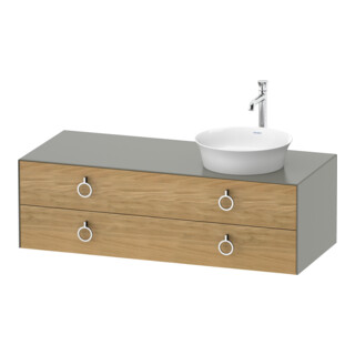 Duravit Meuble sous lavabo White Tulip 130x55cm, B R, E N StG m, k Ein/m Be