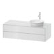 Duravit Meuble sous lavabo White Tulip 130x55cm, B R, w g, k avec éclairage-1