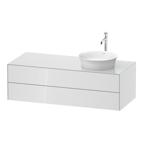 Duravit Meuble sous lavabo White Tulip 130x55cm, B R, w g, k avec éclairage