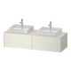 Duravit Meuble sous-lavabo White Tulip 160x55 cm, 2 tiroirs, éclairage intégré-1