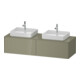 Duravit Meuble sous lavabo White Tulip 160x55 cm, 2 tiroirs, éclairage intégré-1