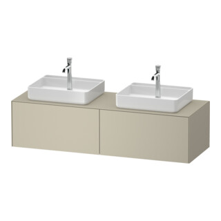 Duravit Meuble sous-lavabo White Tulip 160x55 cm, 2 tiroirs, éclairage intégré
