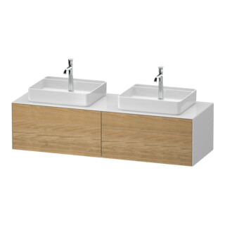 Duravit Meuble sous-lavabo White Tulip 160x55 cm, 2 tiroirs, éclairage intégré