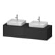 Duravit Meuble sous-lavabo White Tulip 160x55 cm, 2 tiroirs, gris, éclairage intégré-1