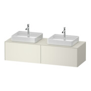 Duravit Meuble sous-lavabo White Tulip 160x55 cm, 2 tiroirs, sans éclairage-1
