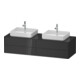 Duravit Meuble sous-lavabo White Tulip 160x55 cm, 4 tiroirs, gris, sans éclairage-1