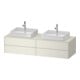 Duravit Meuble sous-lavabo White Tulip 160x55 cm, 4 tiroirs, sans miroir-1