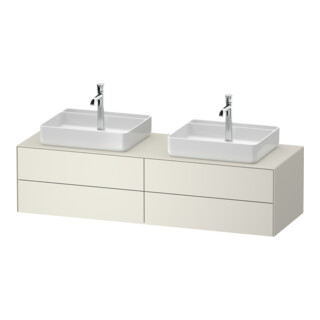 Duravit Meuble sous-lavabo White Tulip 160x55 cm, 4 tiroirs, sans miroir, blanc mat