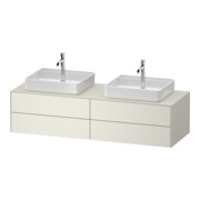 Duravit Meuble sous-lavabo White Tulip 160x55 cm, 4 tiroirs, sans miroir, blanc mat-1