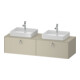 Duravit Meuble sous lavabo White Tulip 160x55 cm, avec éclairage-1